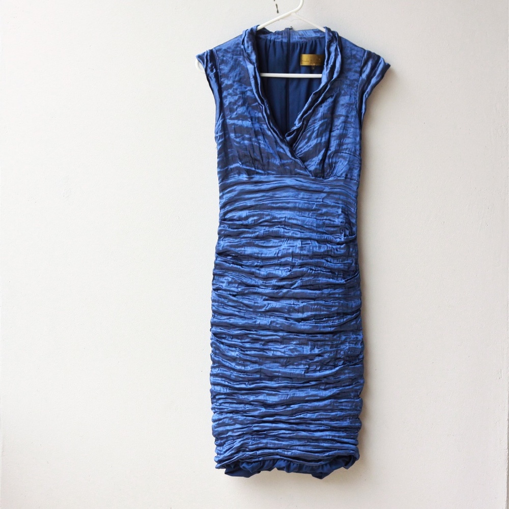 Nicole miller blue dress